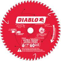 Diablo D0660A Ultra Finish Circular Saw Blade, 6-1/2", 60 Teeth, Laminate/Wood Use