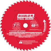 Diablo D0748CFA Steel Demon Cermet II Circular Saw Blade, 7-1/4", 48 Teeth, Metal Use