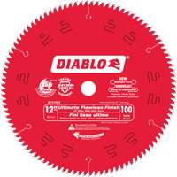 Diablo D12100X Ultimate Polished Finish Circular Saw Blade, 12", 100 Teeth, Laminate/Wood Use