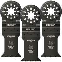 Imperial Blades IBSL300-3 Starlock 1-3/8" Standard Wood & Nails Blades