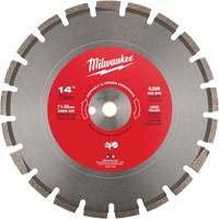 Milwaukee 49-93-7240 Lame de scie circulaire pour asphalte et b&eacute;ton vert, 14", Pour Asphalte/B&eacute;ton frais