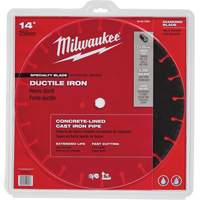 Milwaukee 49-93-7340 Lame de scie circulaire pour la fonte ductile, 14", Pour Fonte ductile