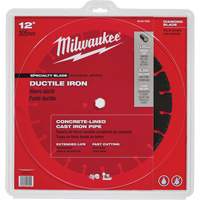 Milwaukee 49-93-7335 Lame de scie circulaire pour la fonte ductile, 12", Pour Fonte ductile