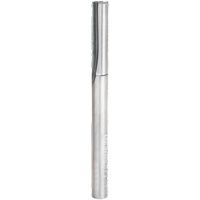 Freud 04-110 Double Flute Straight Router Bit, 1/4" Dia., 1" H, 2-7/8" L, 1/4" Shank