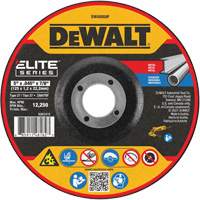 DEWALT DWA8958F Elite Series Metal Cut-Off Wheel, 5" x 0.045", 7/8" Arbor, Zirconia Alumina, Type 27