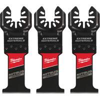 Milwaukee 49-25-1573 Lames multi-outils oscillantes Nitrus Carbide Extreme Materials Universal Fit Open-Lok