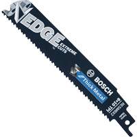 Robert Bosch RESM6X2-25B Lames de scie alternative Edge, Bim&eacute;tal, 8/10 Dents par pouce, 6" lo