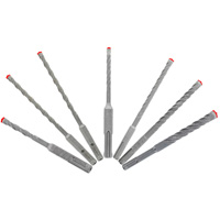 Diablo DMAPL9920-S7 Rebar Demon SDS-Plus 4-Cutter Full Carbide Head Hammer Bit Set, 7 Pieces, Carbide