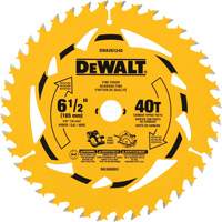 DEWALT DWA261240 Framing Circular Saw Blade, 6-1/2", 40 Teeth, Wood Use