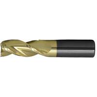 Walter Surface Technologies C72366 CLEVELAND CEM-AM3-ZN Square End Stub End Mill for Aluminum, 3/4" Dia., 3"/76.2 mm L, 3 Flutes, 3/4" Shank, Carbide