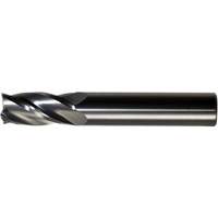 Walter Surface Technologies C61894 CLEVELAND CEM-SE-4 Square Nose Single End General Purpose End Mill, 1/2" Dia., 3" L, 4 Flutes, 1/2" Shank, Carbide