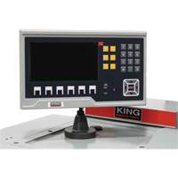 King Canada KC-1440ML-2/54/DRO Tour &agrave; m&eacute;tal, dispositif de tournage conique les c&ocirc;nes et affichage num&eacute;rique, 75" lo x 32" la x 53" h