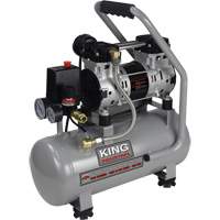 King Canada KC-1030A Compresseur &agrave; air sans huile ultra silencieux, Essence, 3 gal., 135 PSI