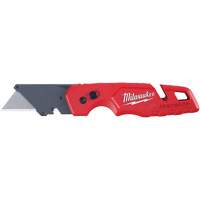 Milwaukee 48-22-1501 Couteau utilitaire pliant Fastback, poign&eacute;e en M&eacute;tal