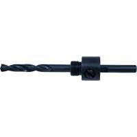 Walter Surface Technologies C25116 Round Shank Hole Saw Mandrel, 9/16" - 1-3/16", 1/4" Shank