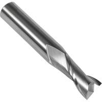 Dormer 7648535 S108 30° Square End Mill, 1/4" Dia., 2-1/2" L, 2 Flutes, 1/4" Shank, Carbide