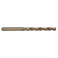 Precision 5996324 Foret long, 5/32", Acier rapide au cobalt, Cannelure 3", Pointe de 135°