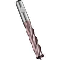 Dormer 5983867 Square End Mill, 5 mm Dia., 68 mm L, 4 Flutes, 6 mm Shank, High Speed Cobalt