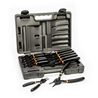 Gearwrench 3495 Jeu de pinces transformables &agrave; anneau &agrave; ressort et bec fixe 12 mcx