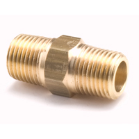 Dominion D122-DPK Hex Pipe Nipples, Brass, 1/2", Standard