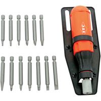 JET 020921 15-Piece Multi-Bit Screwdriver Set, Plastic Handle