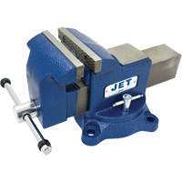 JET 320153 JSV-6HD Heavy-Duty Vise with 6" Swivel Base, 4" Jaw Width, 4" Throat Depth