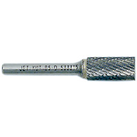 JET 533315 End-Cut Cylindrical Burr, 1/2" Dia., 1/4" Shank, 1" Depth of Cut