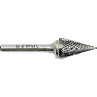 JET 533416 Fraise conique pointue, 5/8" dia., 1/4" Tige, 1" Prof. de la coupe