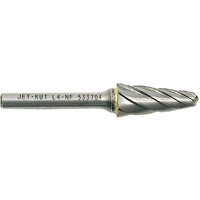 JET 533704 Fraise &agrave; bout conique L4-NF 1/4" pour aluminium/mat&eacute;riaux non ferreux, 1/2" dia.