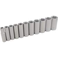 Gray Tools 25211 SAE Socket Set, 11 Pcs, 3/8" Drive Size, Deep