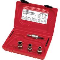 Milwaukee 49-22-8210 Sheet Metal Carbide Cutter Electrician's Kit, 7 Pieces