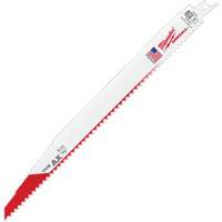 Milwaukee 48-00-8027 Lame de scie alternative Ax Sawzall, Bim&eacute;tal, 5 Dents par pouce, 12" lo x 1" la