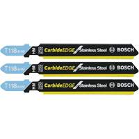 Robert Bosch T118AHM3 Jig Saw Blades Expert for All Purpose, Carbide, T-Shank, 3-1/4" L
