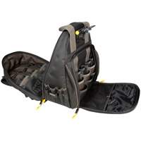 Kuny's L255 Techgear 53-Pocket Tool Backpack, 16" L x 13-1/4" W, Black, Polyester
