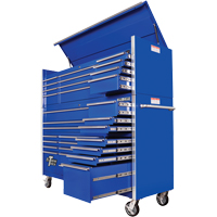 RX Series Rolling Tool Cabinet, 19 Drawers, 72" W x 25" D x 47" H, Blue  TEQ506 | TENAQUIP