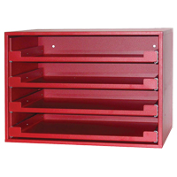 Gray Tools 90004C R&acirc;telier avec compartiments, 15" P x 21" la x 15" h, Rouge