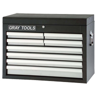 Gray Tools 99808SB Coffre sup&eacute;rieur - 8 tiroirs, 26" la, 8 tiroirs, Noir