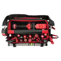 Milwaukee 48-22-8315 Packout Tote, Ballistic Nylon, 31 Pockets, Black/Red