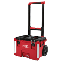 Packout™ Rolling Tool Box, 19" W x 22" D x 26" H, Black/Red  TEQ706 | TENAQUIP