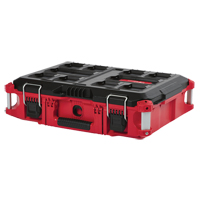 Milwaukee 48-22-8424 Packout Tool Box, 22" x 16" x 7", Black/Red