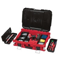 Packout™ Tool Box, 16" W x 22" D x 7" H, Black/Red  TEQ708 | TENAQUIP