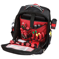 Milwaukee 48-22-8202 Low-Profile Backpack, 10" L x 12" W, Black, Ballistic
