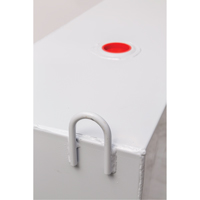 Jobox By Crescent 486000 Steel Fuel Transfer Tank, Steel, 36 gal. Capacity, White