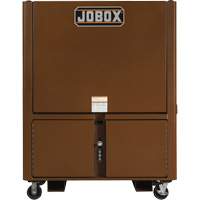 Jobox By Crescent 1-510990 Field Office Jobsite Box, 33" W x 63" D x 80" H, Steel, Red