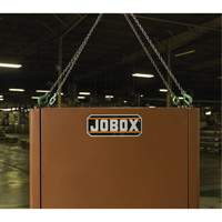 Jobox By Crescent 1-510990 Field Office Jobsite Box, 33" W x 63" D x 80" H, Steel, Red