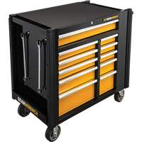 Gearwrench 83169 Powered Tool Cart, 11 Drawers, 42-1/2" W x 24-7/16" D x 41" H, Black/Orange
