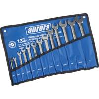 Aurora Tools TEQ833 Fixed Head Wrench Set, 13 Pieces, Imperial