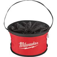 Milwaukee 48-22-8170 Parachute Organizer Bag, 11-4/5" L x 11-4/5" W x 11" H, Nylon, Black/Red