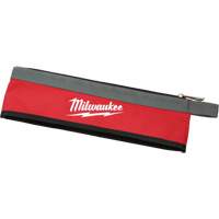 Milwaukee 48-22-8183 Multi-Size Zipper Pouches - Set of 3, Canvas, 3 Pockets, Black/Red