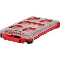 Milwaukee 48-22-8436 Packout Compact Low-Profile Organizer, 16-2/5" x 9-3/4" x 2-1/2", Black/Red
